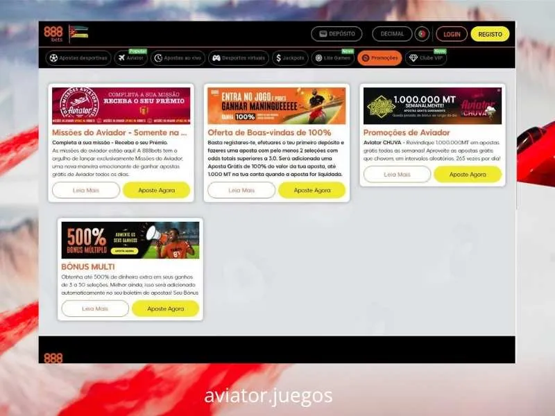Estrutura de bónus e FreeBets da 888Bets Moçambique aplicada ao Aviator em 2026