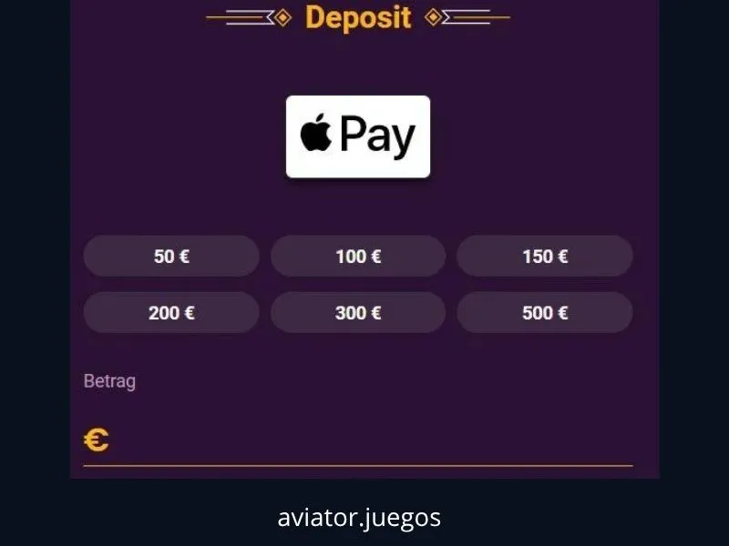 Proceso de retirada de premios de Aviator a Apple Pay desde casino español