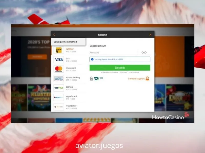Imagem do jogo «crash» Aviator integrado na plataforma Betsson ao abrigo da licença da DGOJ