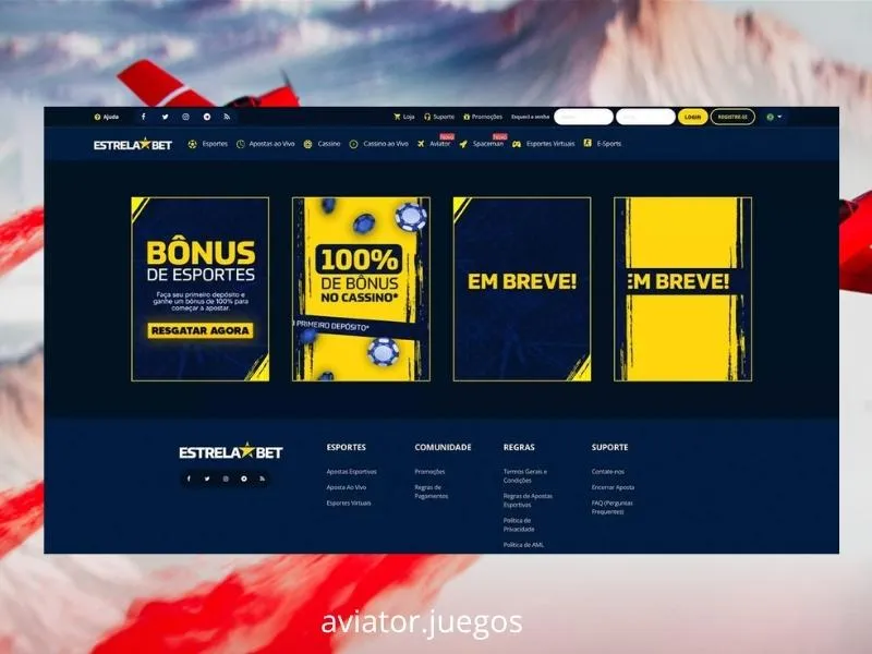 Detalhes do pacote promocional da Estrela Bet com bónus PIX e reembolso até 12 %