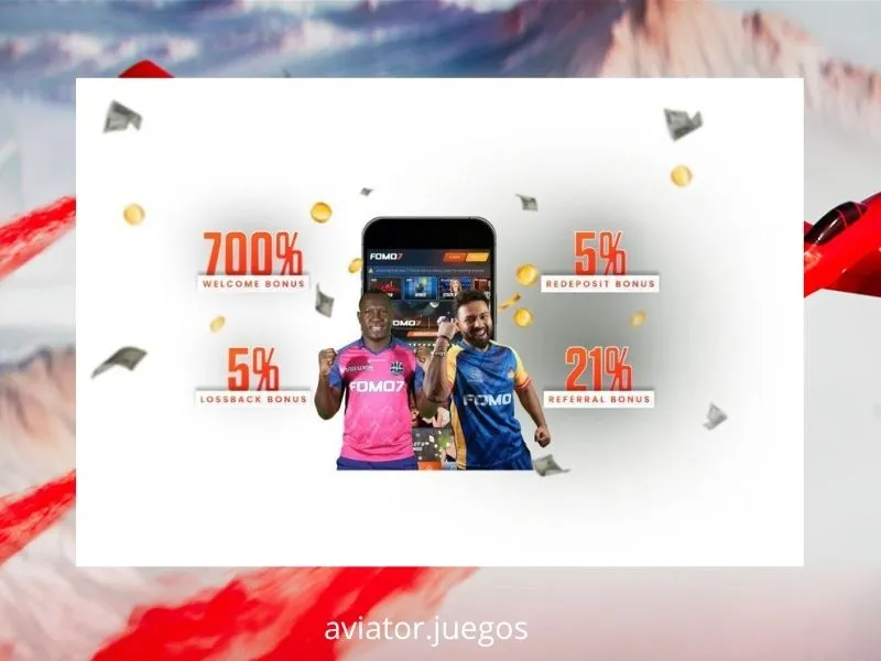 Detalhes do pacote promocional Fomo7 com bónus de 700 % e período de validade limitado