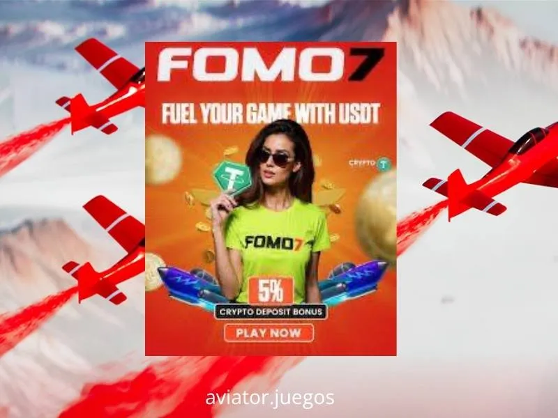 Imagem do jogo «crash» Aviator integrado na plataforma Fomo7