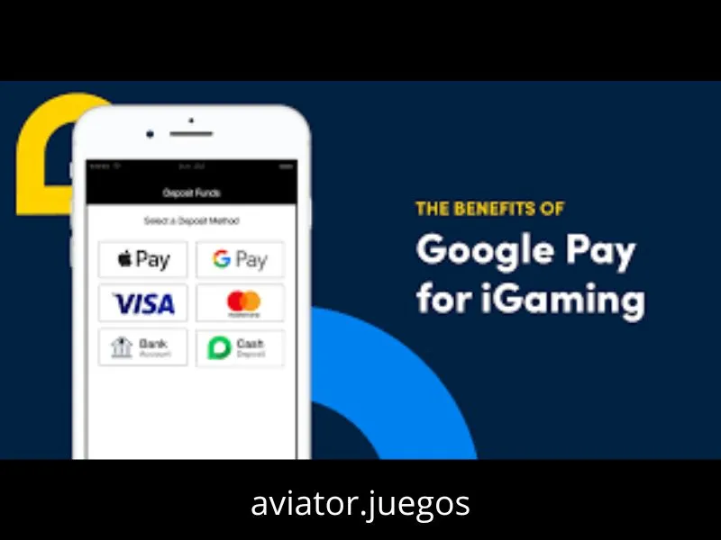 Utilização do Google Pay no balcão de pagamentos de um casino online com licença da DGOJ