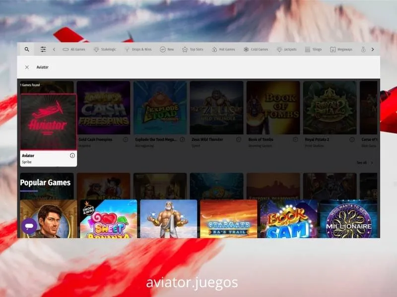 O Aviator está disponível no casino Hollywoodbets