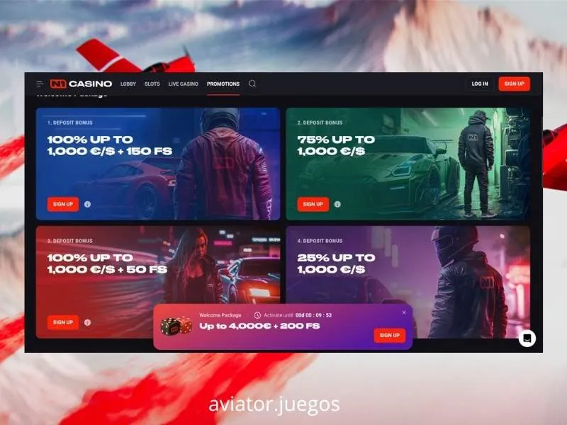 Recompensas iniciales y ofertas promocionales de N1 Casino para 2026