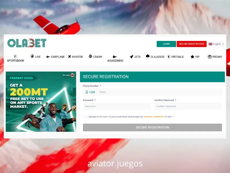 Ficha corporativa y singularidad crash-first de Olabet Mozambique 2026