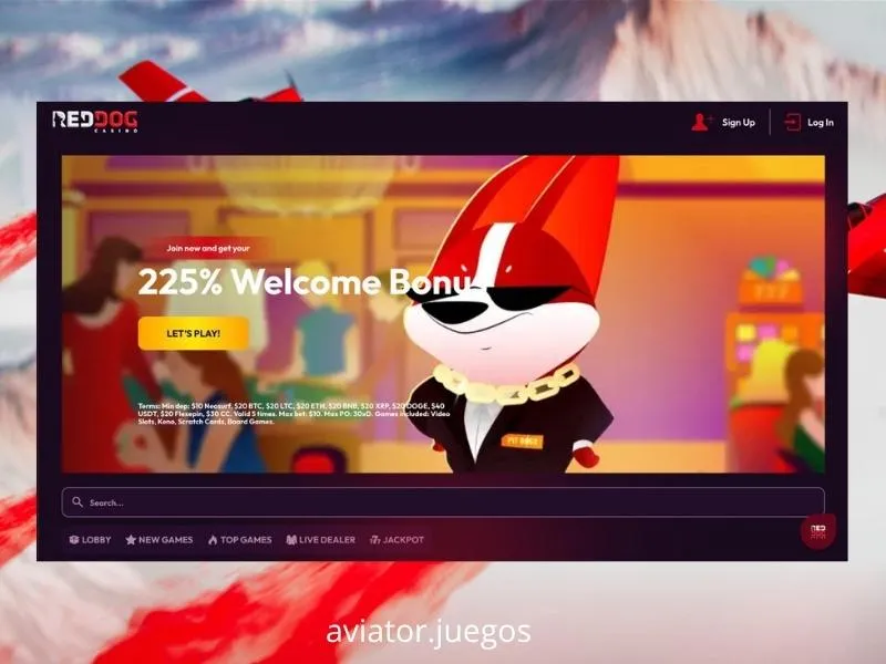 Estrutura escalonada do bónus de boas-vindas de 200% até 8 000 USD para novos jogadores no Red Dog Casino 2026