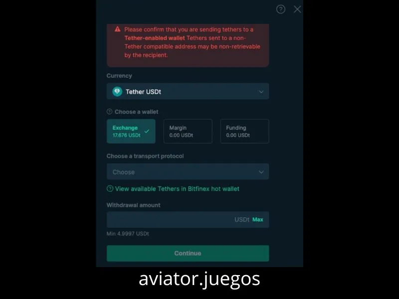 Uso de Tether USDT como método de depósito en cripto casinos para jugar Aviator