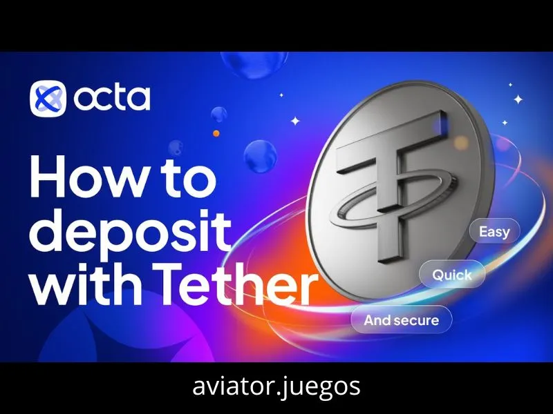 Recarga tu depósito en Aviator a través de Tether