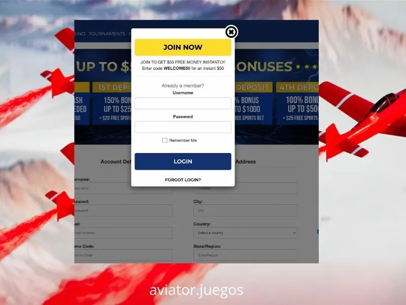 Página inicial da Topbet com secção dedicada ao Aviator da Spribe no site principal
