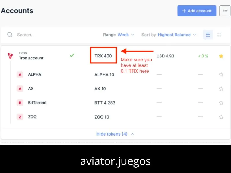 Processo para levantar os prémios do Aviator para a sua própria carteira Tron TRX
