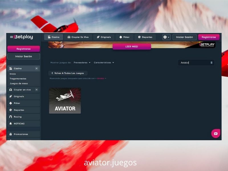 Aviator juega en el casino Betplay Aviator juega en el casino Betplay