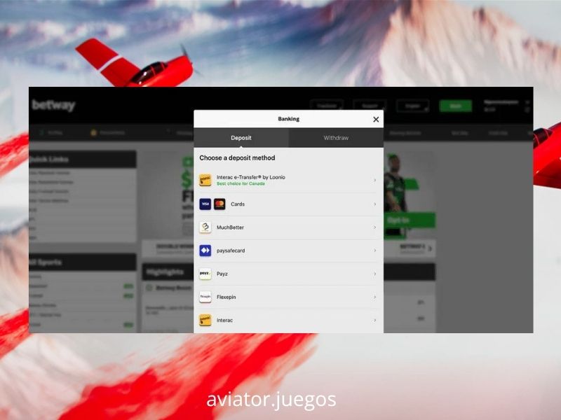 Empezar a jugar a Aviator en Betway