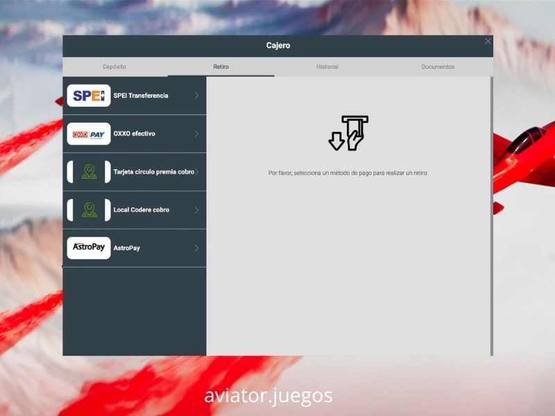 Empezar a jugar a Aviator en Codere