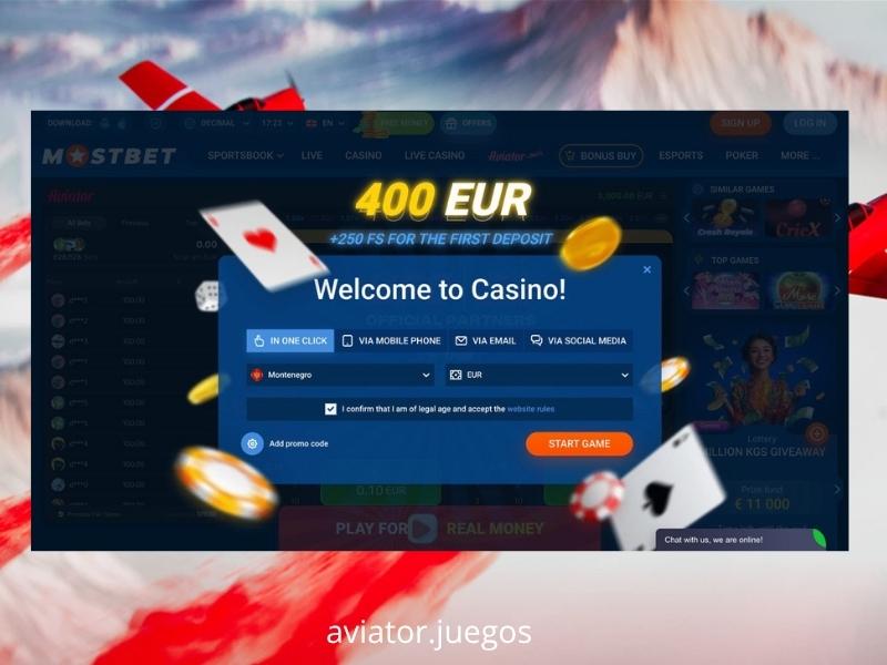Información sobre el casino Mostbet