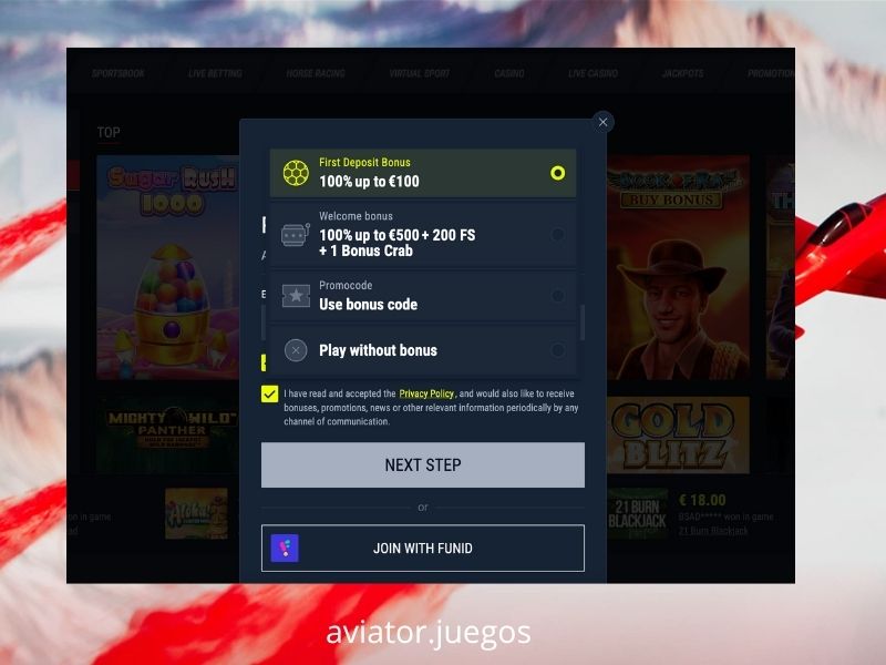 Bonito bienvenida para los jugadores