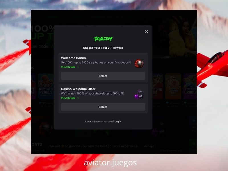 Bonito bienvenida para los jugadores