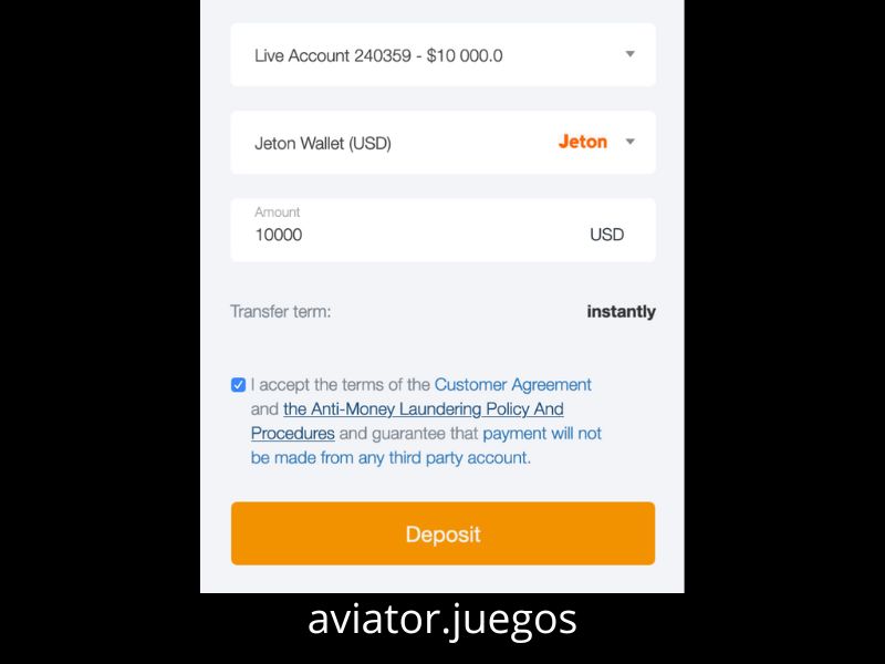 Retirada de ganancias a través de Wallet